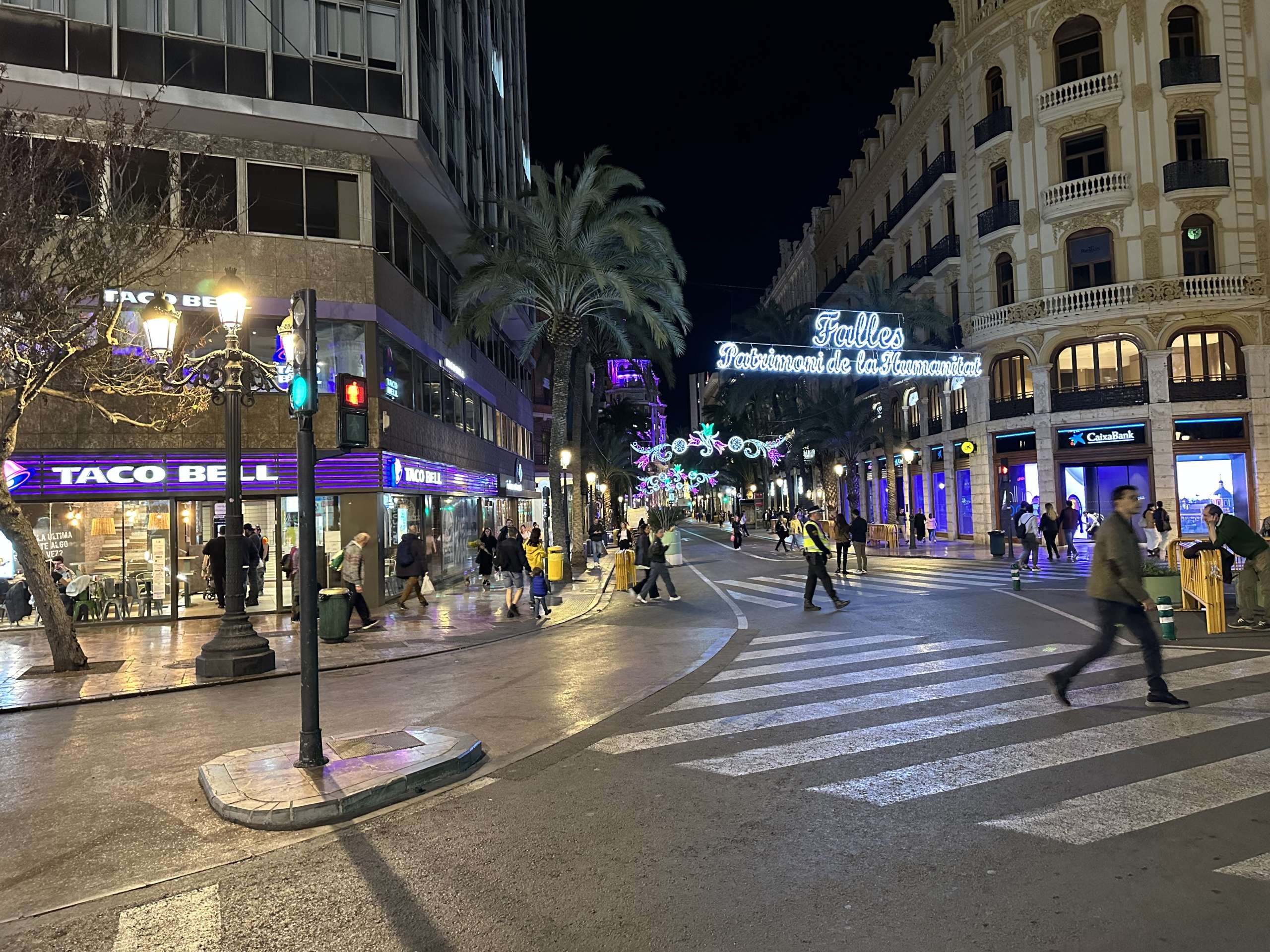Valencia at night