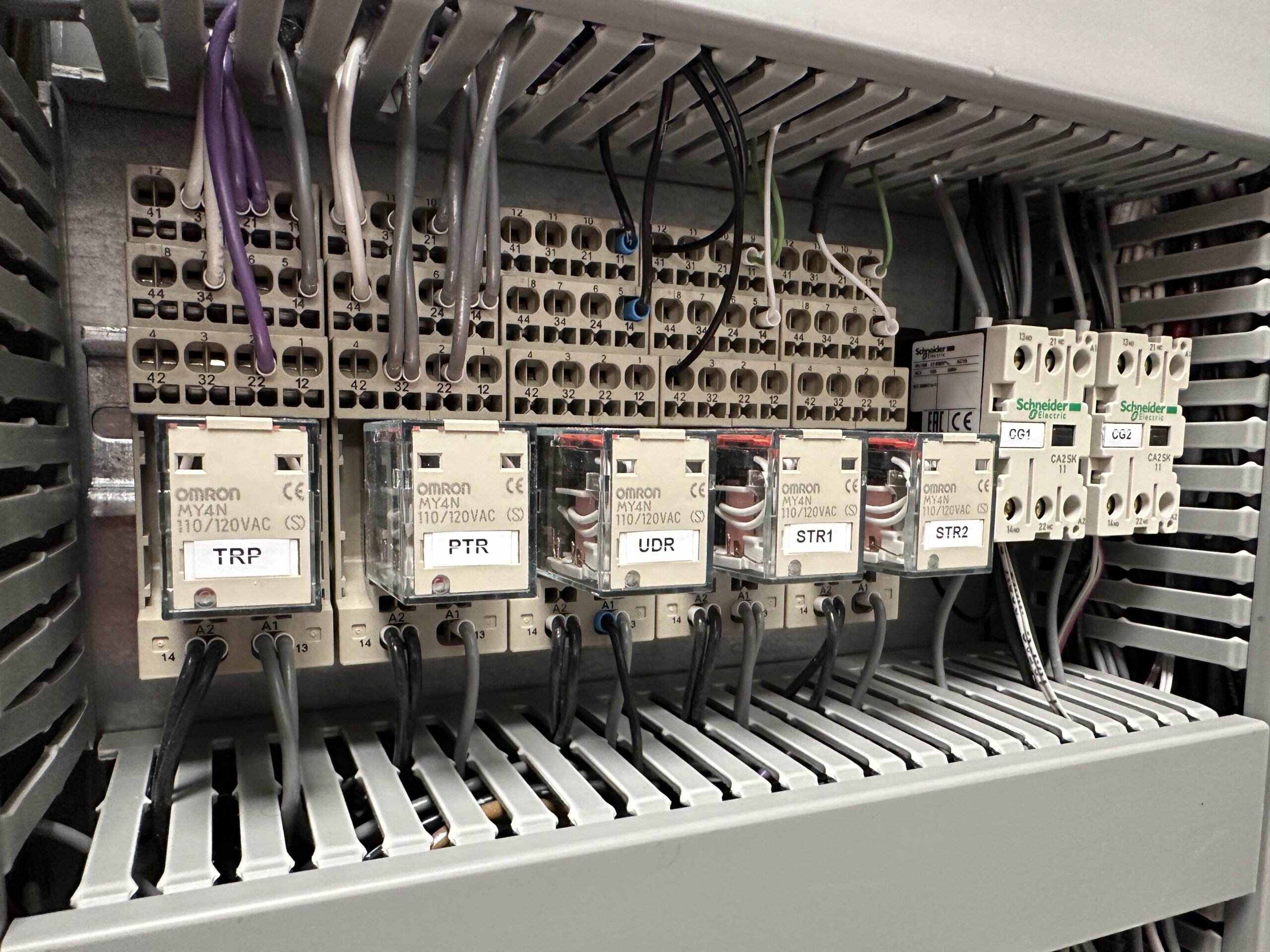 Relays in a controller